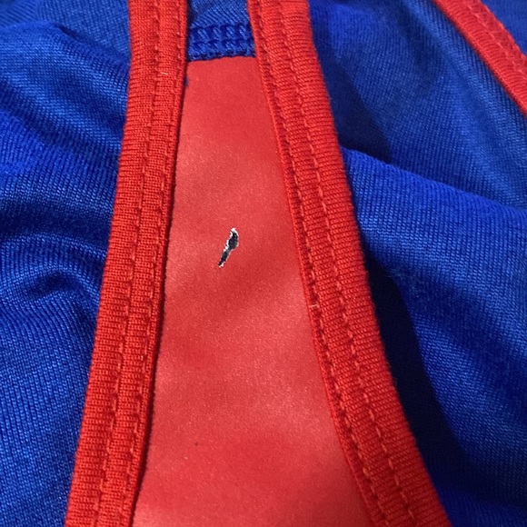 Women's Nike Texas Rangers MLB Royal Wordmark Legend Tank Top Shirt Size Medium - Picture 4 of 8